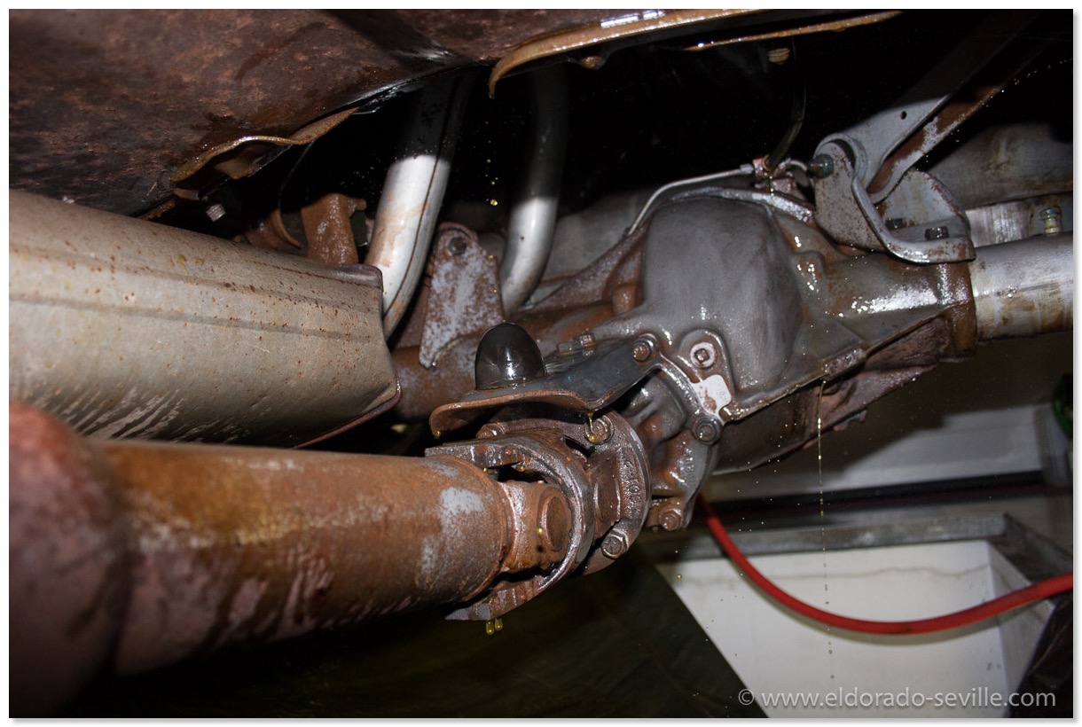 Removing Rust From The Undercarriage With Rust Removing Liquid Geralds 1958 Cadillac Eldorado Seville 1967 Cadillac Deville 1967 Cadillac Eldorado 1971 Lincoln Continental Mark Iii And 1978 Cadillac Eldorado Biarritz