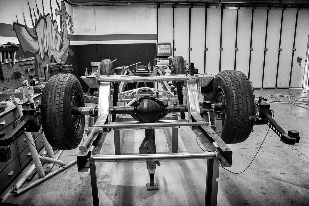 April 2015 - working on the frame and suspension