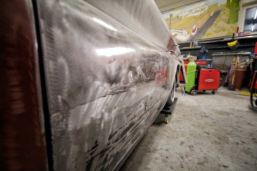 January 2014 - customizing the hood and fenders