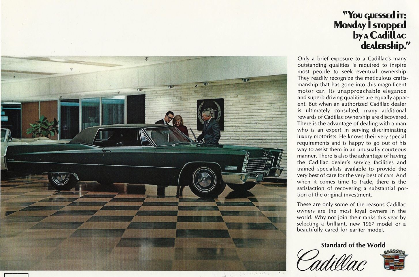 Rare 1967 Cadillac Mailer