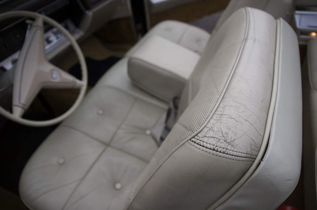 restoring the leather interior in 2009