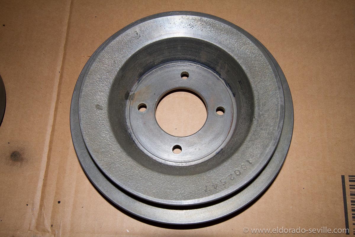  Crankshaft pulley after cleaning