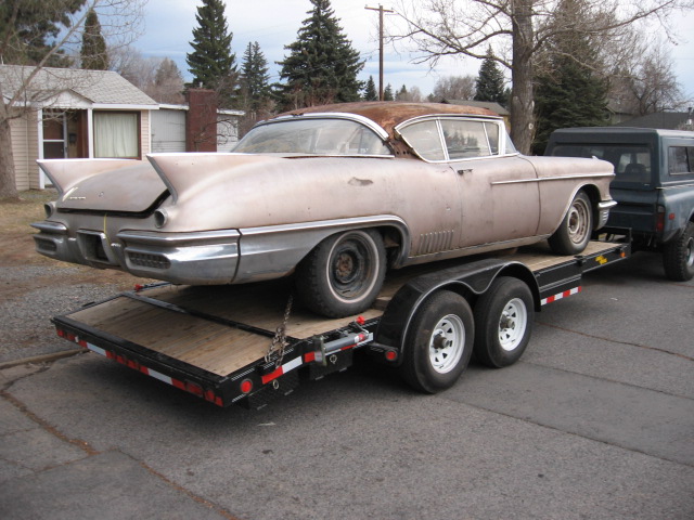 Andrew Aschoff is going to restore this Seville. Its fully optioned and on Air Ride!
