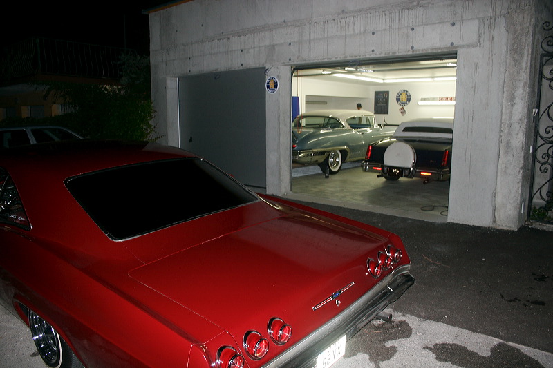Richards 65 Impala in front of my garage